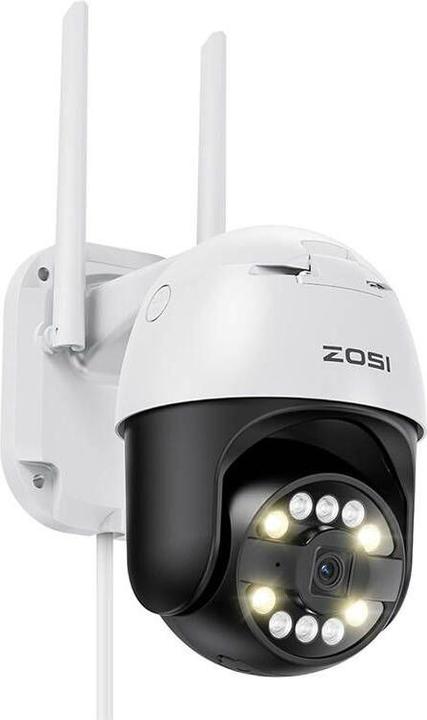 Actual product image Zosi IP Outdoor Camera C296 WiFi Pan Tilt 8MP Dual IP66 with 32GB microSD card (2880 x 1620 Pixels)