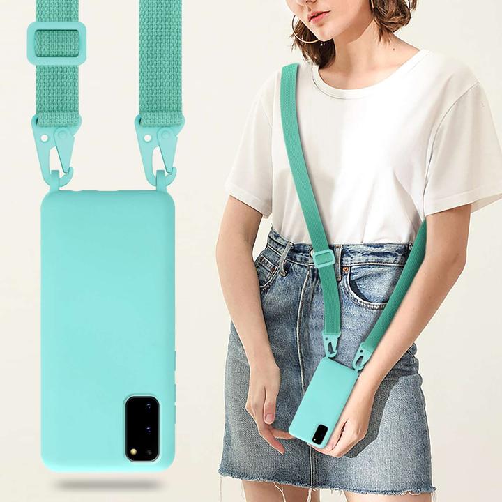 Produktbild Cadorabo TPU Cover Handy Kette Liquid (Samsung Galaxy S20+)