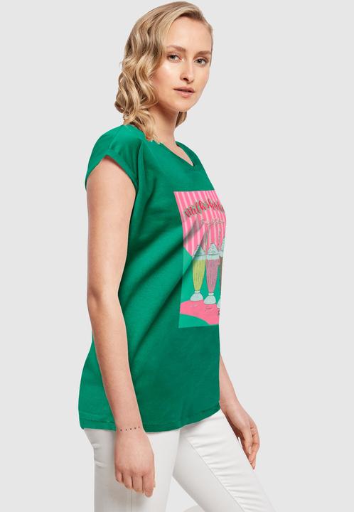 Actual product image Mister Tee MisterTee Ladies Milkshake Tee - Extended Shoulder Tee - 178079 (S)