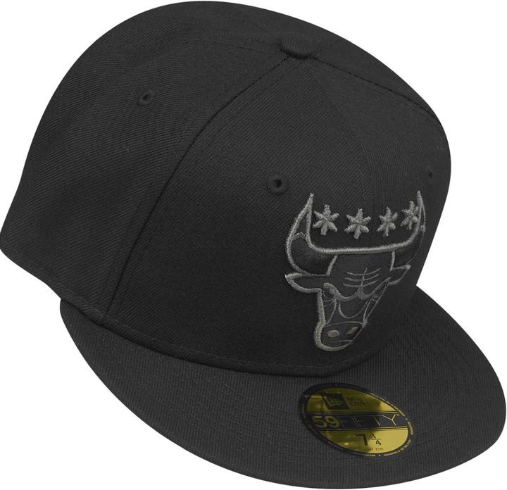 Actual product image New Era 59Fifty Fitted Cap - STARS Chicago Bulls noir (7 3/8)