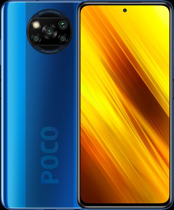 Xiaomi Poco X3 (64 GB, Cobalt Blue, 6.67", Hybrid Dual SIM, 64 Mpx, 4G)