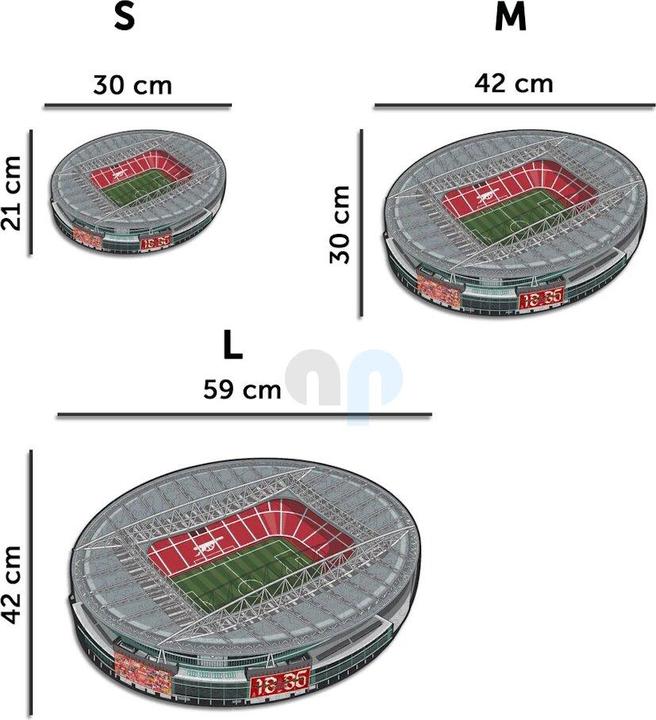 Immagine prodotto Iconic Arsenal FC - Emirates Stadium - puzzle in legno misura L (500 pezzi) (500 pezzi)