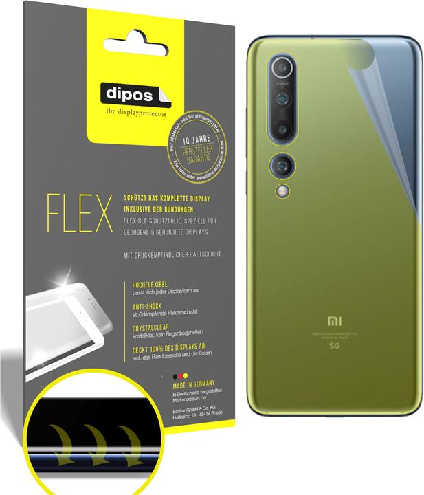 Immagine prodotto Dipos Pellicola Protettiva Full-Cover 3D (2 Pezzo/i, Mi 10 Pro)