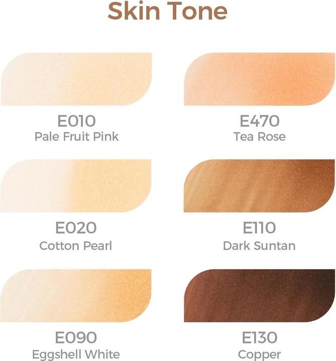 Image du produit Ohuhu Marqueurs d'art Honolulu (Couleurs de peau, 6 x)