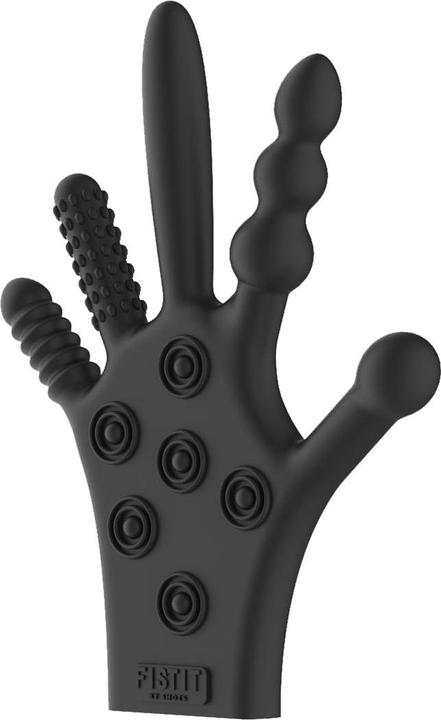 Actual product image Shots Silicone Stimulation Glove