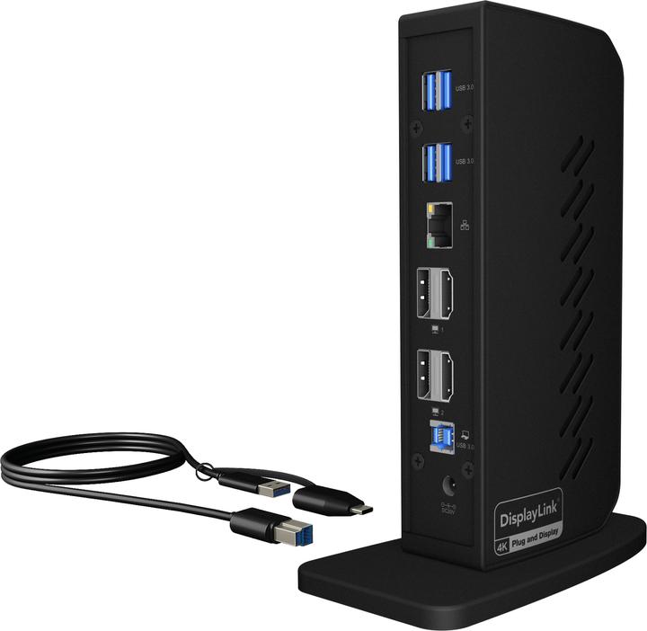 Actual product image Icy Box IB-DK2252AC (USB-C, 12 Ports)