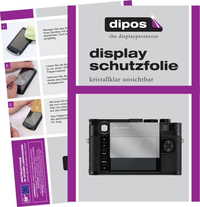 Produktbild Dipos Displayschutzfolie Crystalclear (Displayschutz, M10-P)