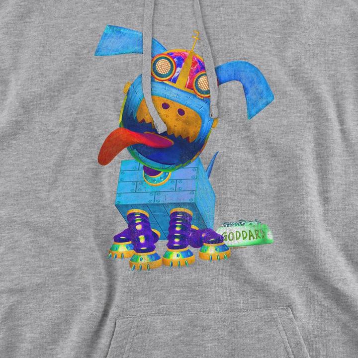 Immagine prodotto Boy Genius Felpa con Cappuccio Goddard Neon Uomo (L)