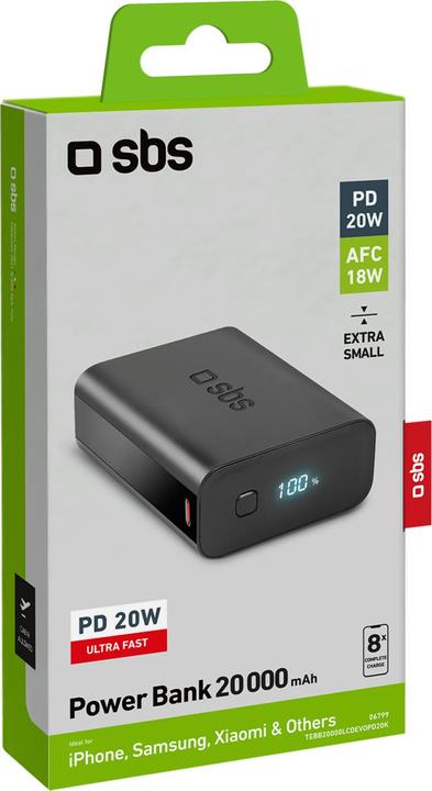 Actual product image SBS Power Bank (20000 mAh, 20 W, 77 Wh)