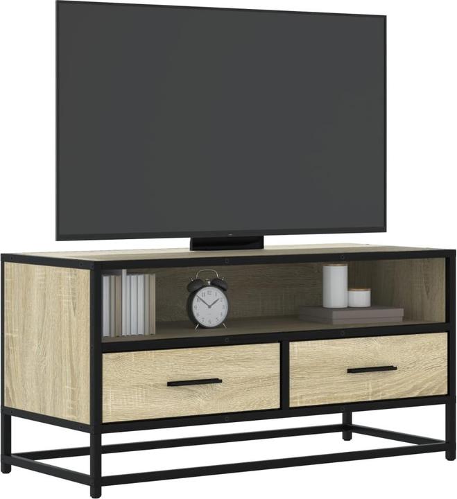 Produktbild VidaXL TV Schrank Lowboard Fernsehschrank Fernsehtisch TV Möbel Sonoma-Eiche (80 x 34.5 x 40 cm)
