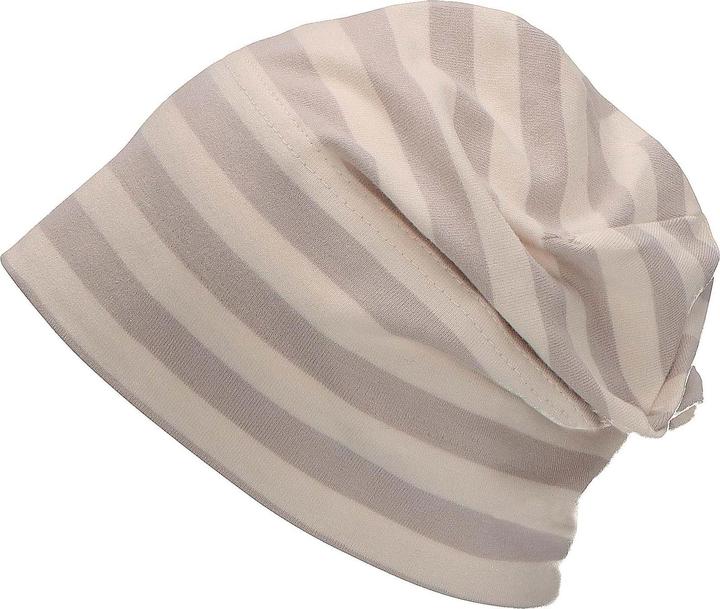 Sterntaler Mütze Slouch-Beanie gestreift Hellgrau Gr. 47 (47)