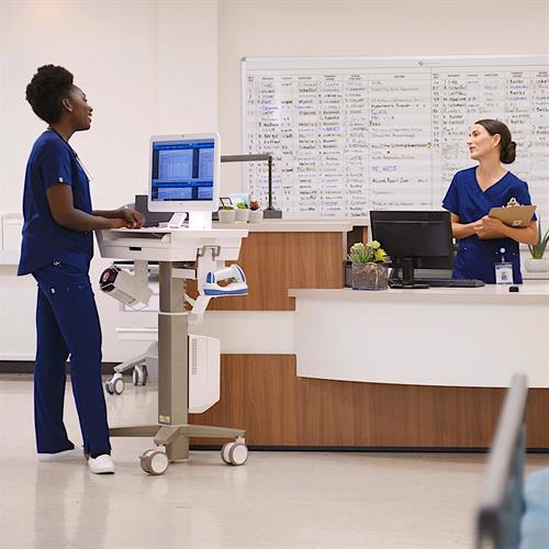 Actual product image Ergotron CareFit Slim 2.0 - Trolley for All-In-One / Monitor (lightweight design)