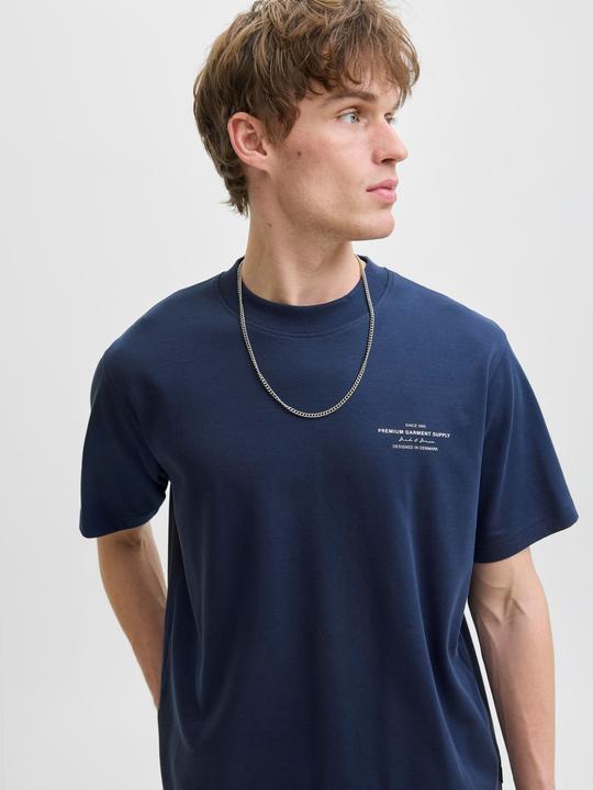 Actual product image Jack & Jones Jprblachad Branding Ss Crew Neck Tee Sn (XXL)