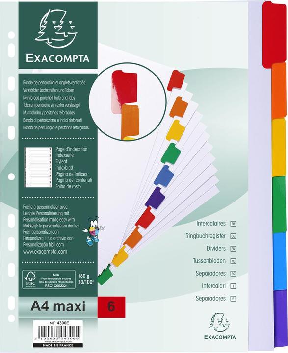 Produktbild Exacompta Register