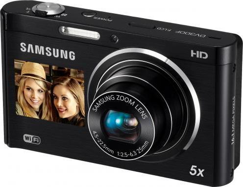 Produktbild Samsung DV300, 16MP, 5x WW-Zoom, WiFi, FullHD, Schwarz