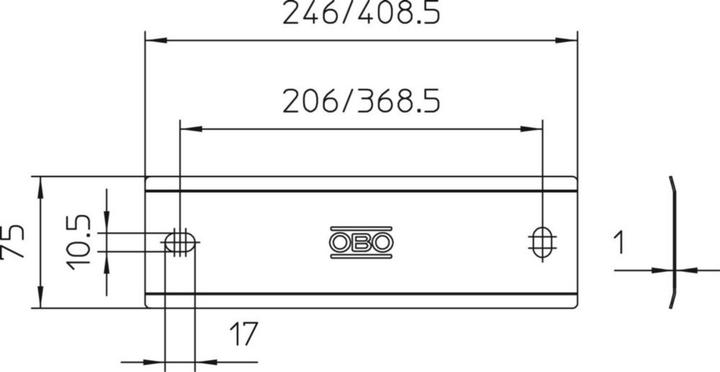 Actual product image OBO Bettermann OBO BETT. Cover M10 1802 AH 10