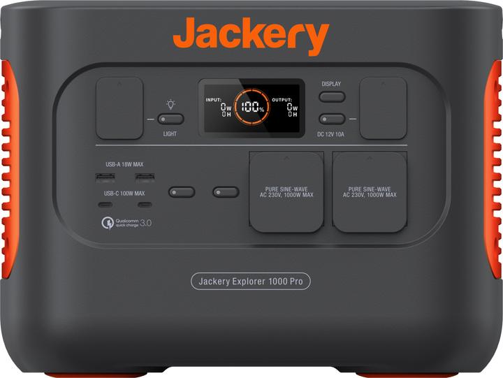 Image du produit Jackery Explorer 1000 Pro (1002 Wh, 11.50 kg)