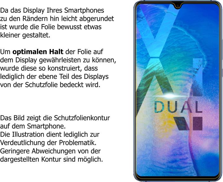 Actual product image Dipos Screen Protector Anti-Glare (1 Piece, Mate 20 X 5G)