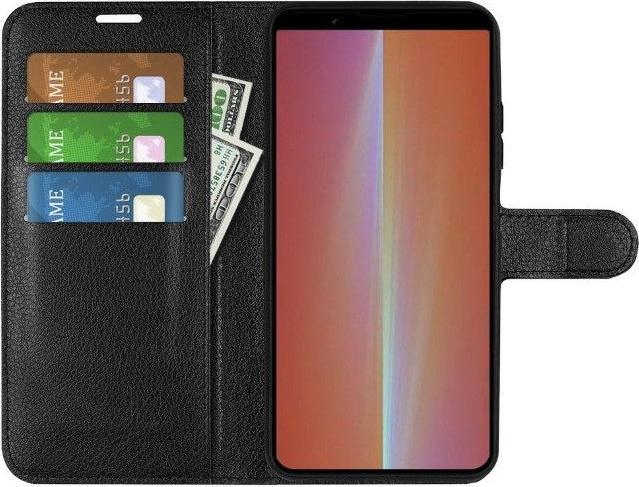 Actual product image MU Classic Litchi Leather Bookcover Series (Sony Xperia 5 V)