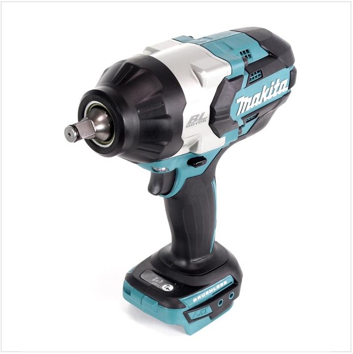 Produktbild Makita DTW 1002 RFJ Akku Schlagschrauber 1/2“ 18V 1000Nm Brushless + 2x Akku 3,0Ah + Ladegerät + Mak (Akkubetrieb)