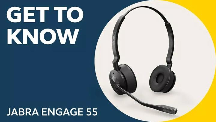 Produktbild Jabra Headset Engage 55 UC Duo USB-C (Kabellos, USB-C)