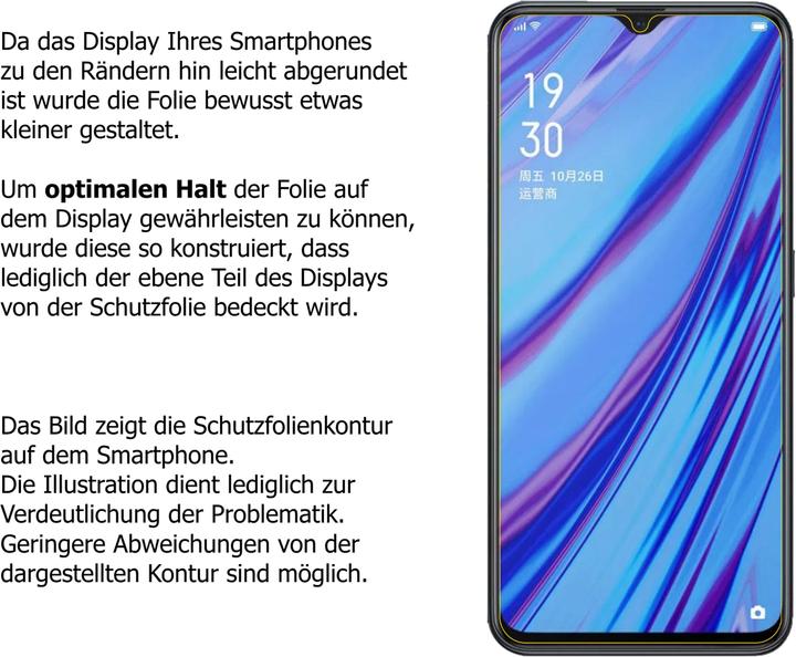 Immagine prodotto Dipos Pellicola Protettiva Anti-Shock (2 Pezzo/i, Oppo A9X)