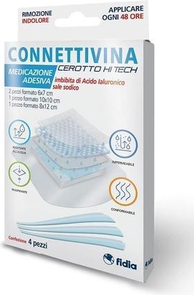 Actual product image Fidia Pharmaceuticals Fidia Connettivina Hi Tech Patch with Hyaluronic Acid 4 Patches