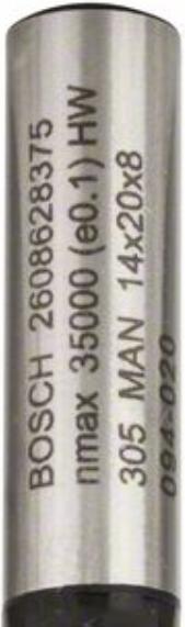 Actual product image Bosch Professional Zubehör Groove cutter, 8 mm, D1 14 mm, L 20 mm, G 51 mm
