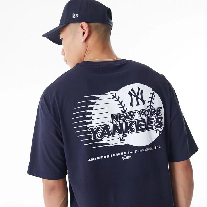 Actual product image New Era t-shirt new york yankees baseba graphic (L)