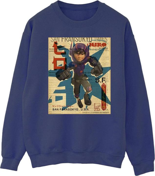 Produktbild Disney Big Hero 6 Baymax Hiro Newspaper Sweatshirt (M)