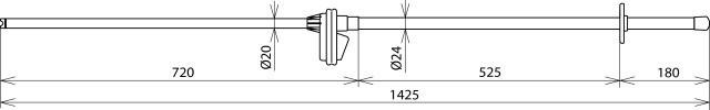 Produktbild Dehn PHG2 6 SpannungsprÃ¼fer PHG II 6kV 50Hz m. LED-Anzeige Kat. S 766706