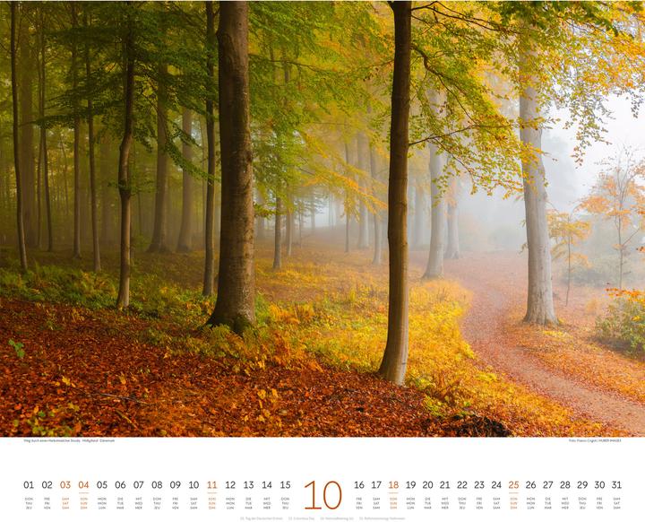 Image du produit Wege Kalender 2026 (54 x 48 cm, Couverture rigide, Allemand, Anglais, Français)