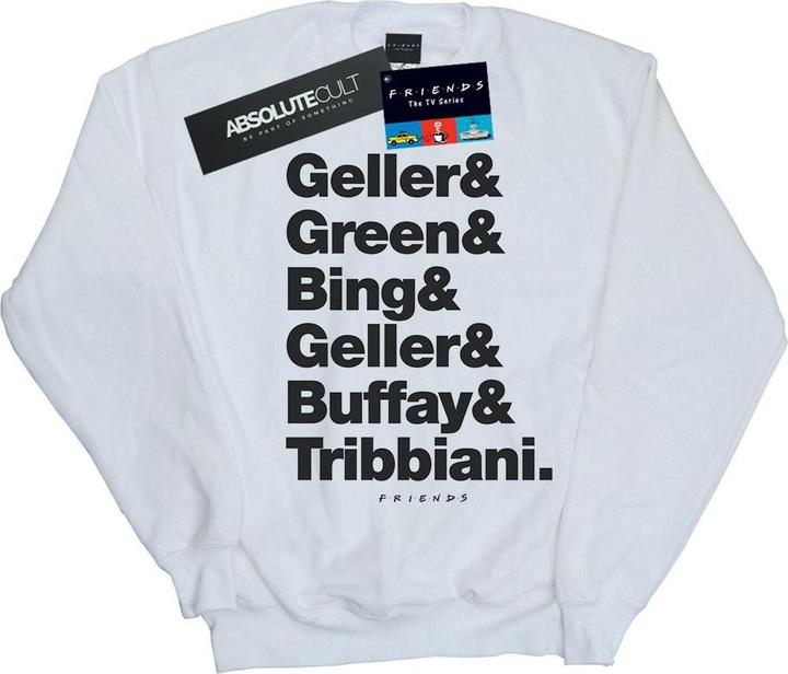 Friends Surnames Text Sweatshirt (S)