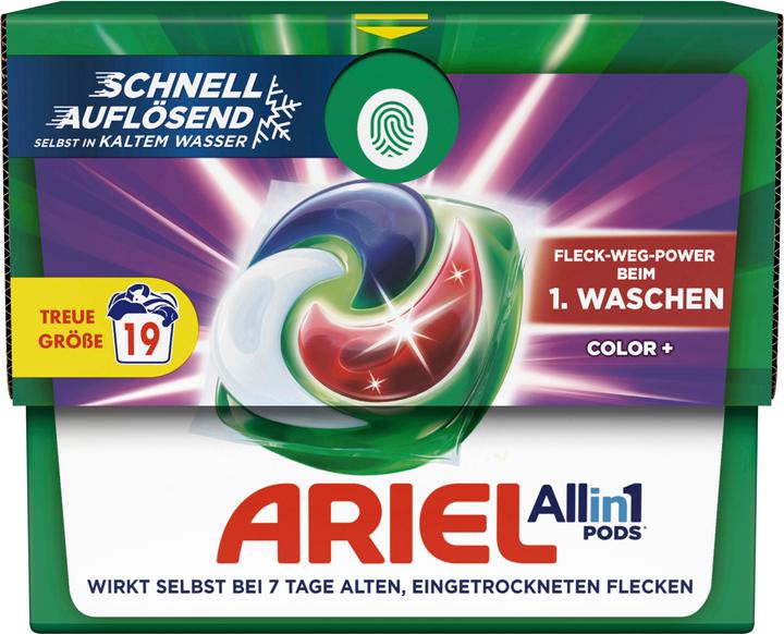 Ariel PODS All-in-1 (19 Cicli di lavaggio, Lavare i baccelli)