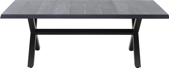 Produktbild Siena Garden Sincro Ausziehtisch 200x100cm matt anthrazit / wood-grey (200 cm)