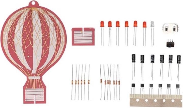 Produktbild Whadda Heissluftballon im Retro-Design - Lern-Bausatz zum Löten (Elektronikkit)