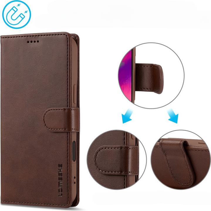 Produktbild LC.Imeeke iPhone 16 Pro Max - Leder Etui Hülle (Apple iPhone 16 Pro Max)
