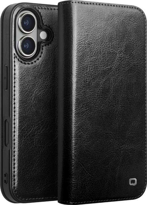 Image du produit QiAlino Fourre Flip cuir véritable (Apple iPhone 16 Plus)