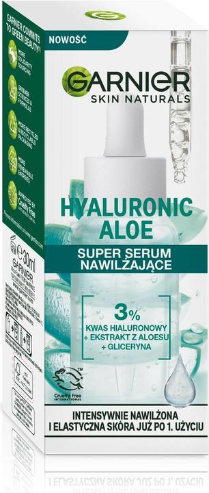 Garnier Hyaluronic Aloe Super Moisturizing Serum For All Skin Types 30Ml (30 ml, Tagescreme)