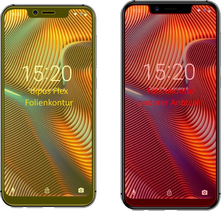 Immagine prodotto Dipos Pellicola Protettiva Full-Cover 3D (3 Pezzo/i, Oppo A3 Pro)