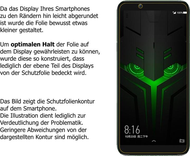 Produktbild Dipos Displayschutzfolie Antireflex (6 Stück, Xiaomi Black Shark Helo)