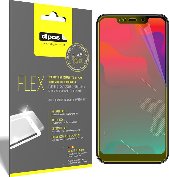 Actual product image Dipos Screen Protector Full-Cover 3D (3 Piece, Panasonic Eluga Z1)