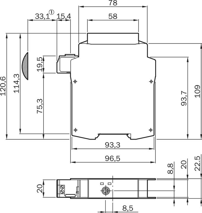 Actual product image Sick Safety controls (Steering)