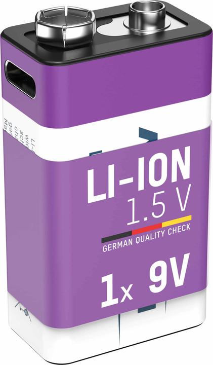 Image du produit Ansmann Premium Rechargeable (1 pcs, 9V Block, 400 mAh)