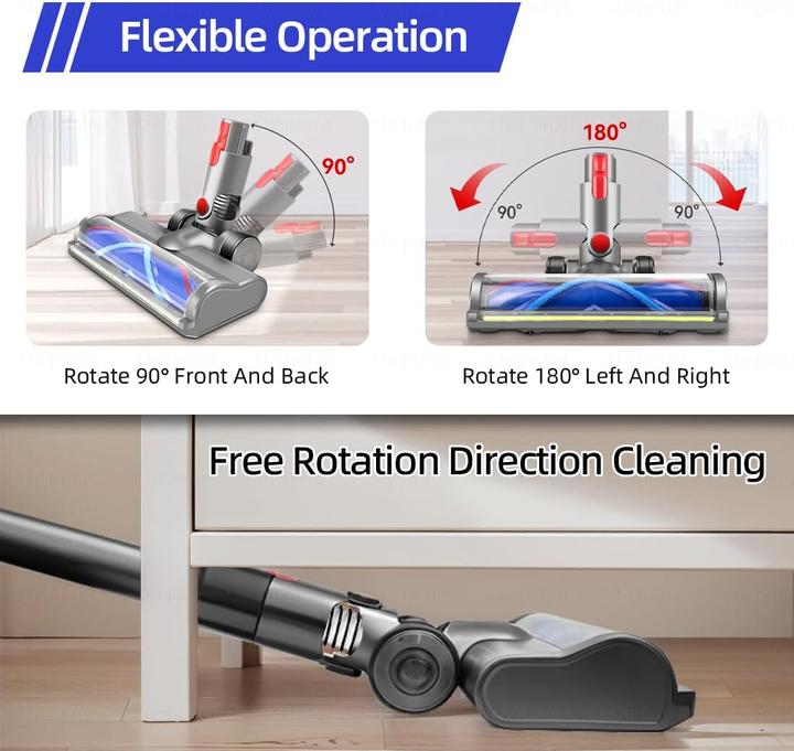 Image du produit Plutoos Ersatzbürste mit Staubsensor für Dyson V7–V15 & SV-Modelle