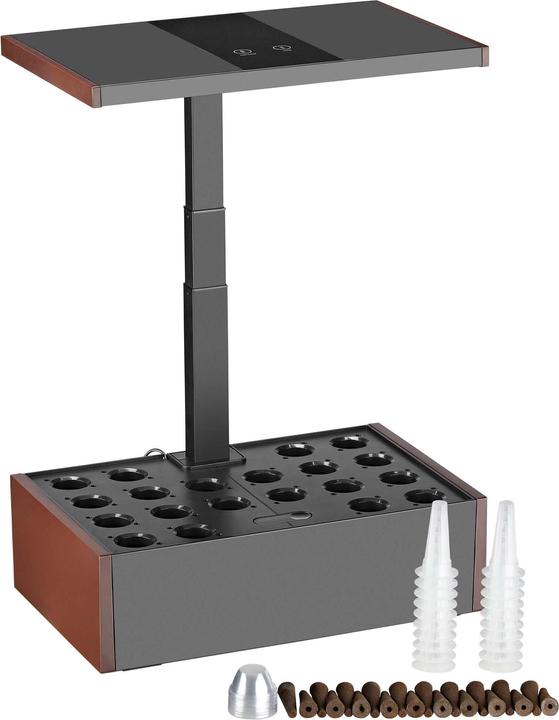 Actual product image Wiltec Indoor garden system brown Herb garden Mini garden for indoors LED