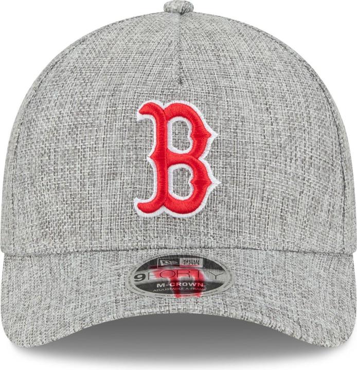 Actual product image New Era 9Forty M-Crown Cap - Weave Boston Red Sox Grau