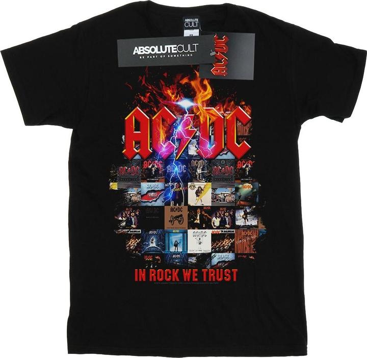 AC/DC Girls In Rock We Trust Album Cover Baumwolle TShirt