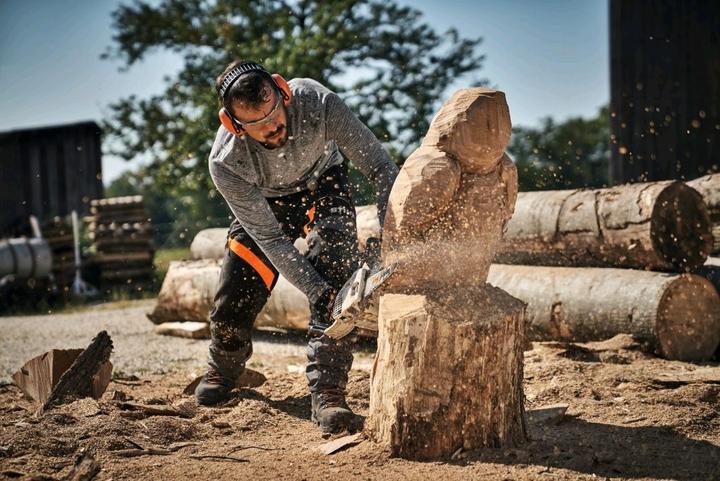 Actual product image Stihl MS 194 CE petrol chainsaw Carving bar length 30 cm (Petrol chain saw)