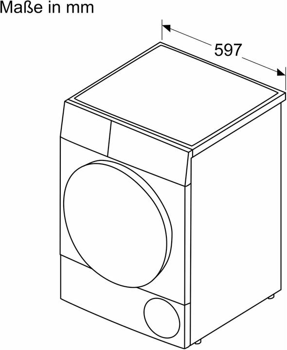 Actual product image Bosch Hausgeräte WQG2330RCH (8 kg, Right, CH plug)